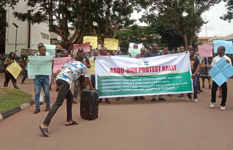 ASUU-UNN ready for indefinite strike, protests on campus