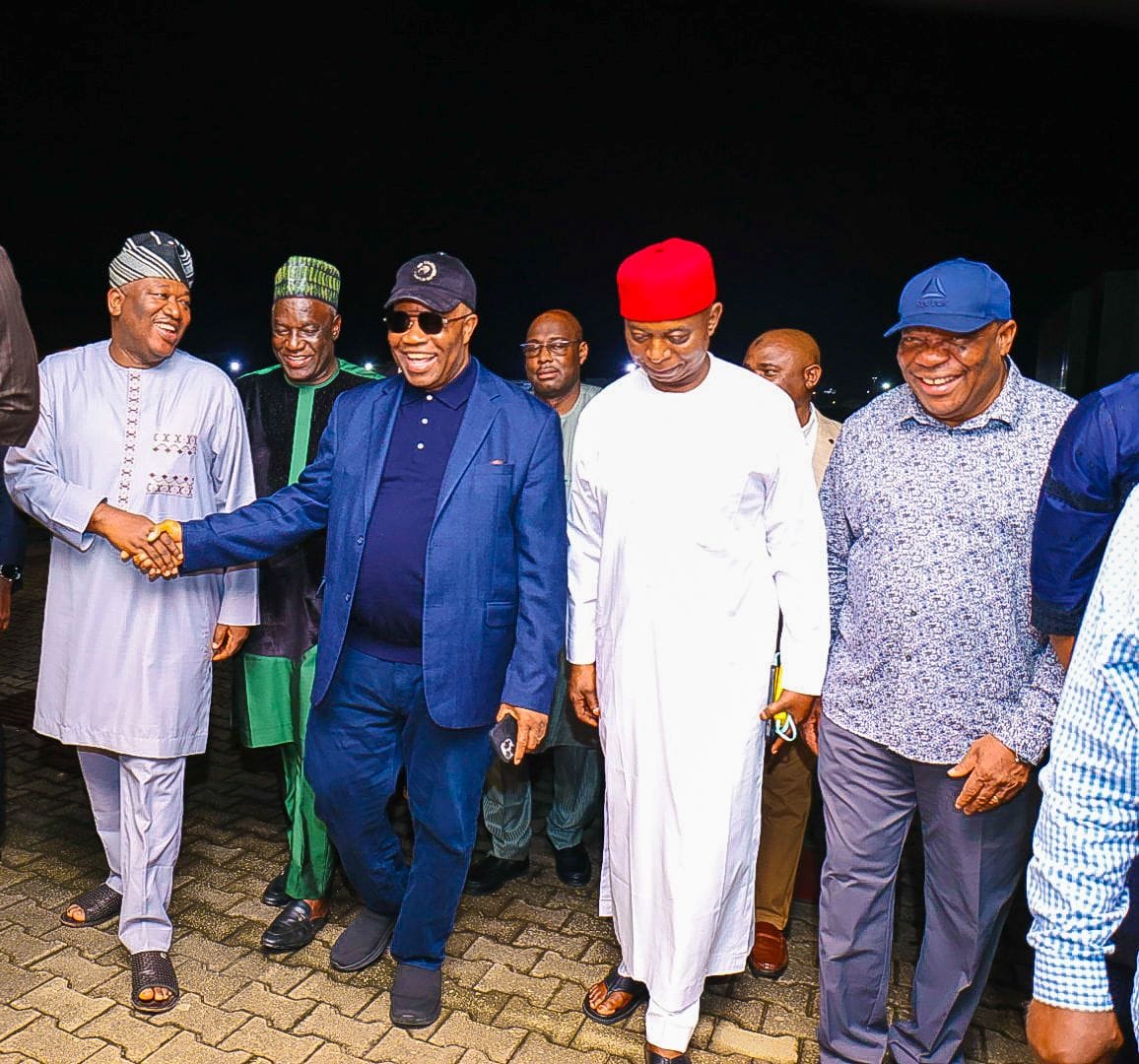 Akpabio returns to Abuja after London trip, dispels health rumours