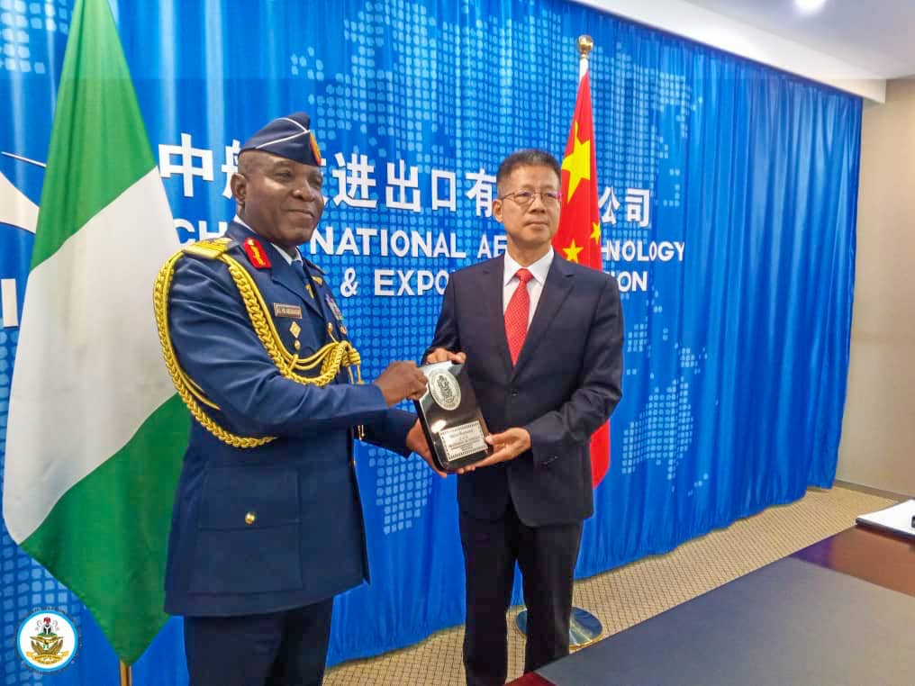 NAF Chief visits China, pledges defence partnership, inspects aerospace facilities