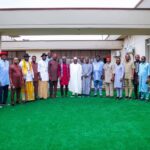 Delegation of Niger Delta Ethnic Nationalities Youth Leaders Forum led by its Chairman and President, Ijaw Youth Council Worldwide, Jonathan Lokpobiri  paid courtesy call on the Secretary to the Government of the Federation, George Akume, on Wednesday 20th August, 2025 in Abuja