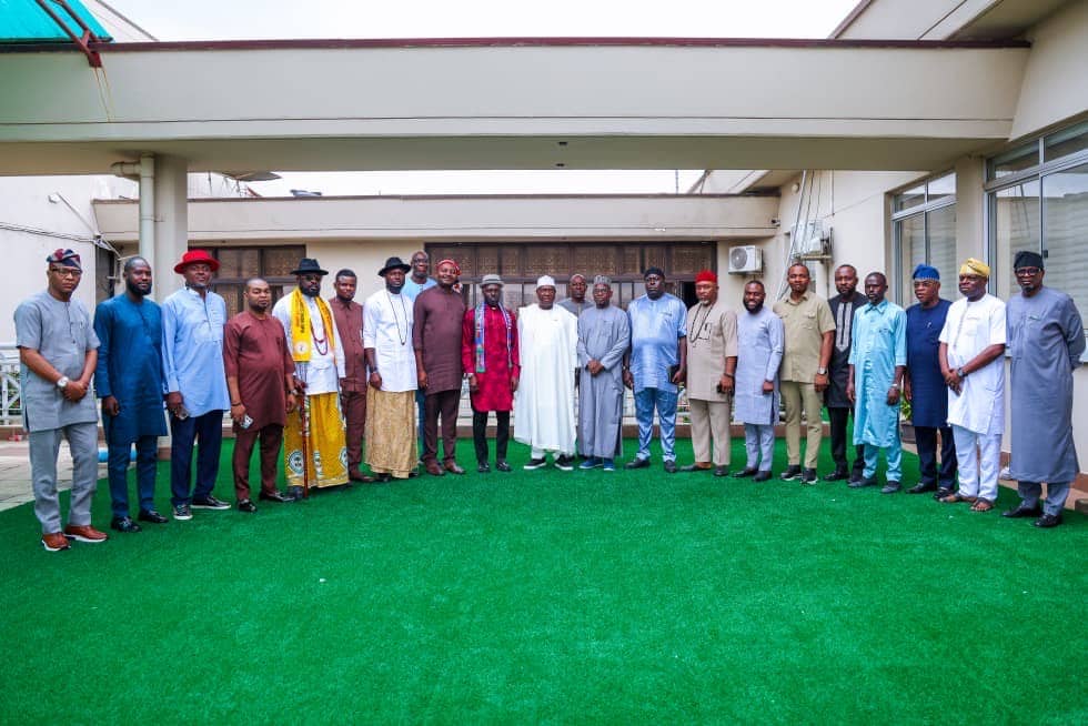 Delegation of Niger Delta Ethnic Nationalities Youth Leaders Forum led by its Chairman and President, Ijaw Youth Council Worldwide, Jonathan Lokpobiri  paid courtesy call on the Secretary to the Government of the Federation, George Akume, on Wednesday 20th August, 2025 in Abuja