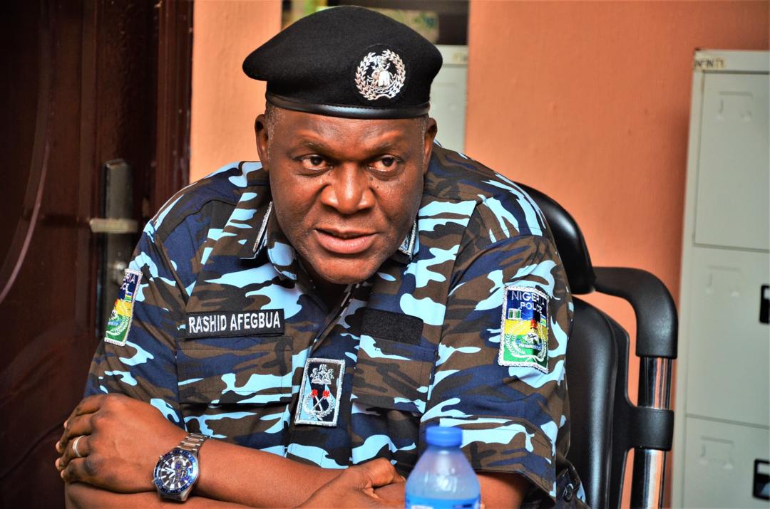 Commissioner of Police Rashid Bello Afegbua