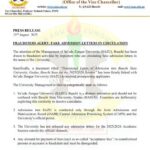 Sa’adu Zungur University raises alarm over fake admission letters