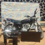 Motorcycle recovered at suspected armed robbery gang leader’s hideout