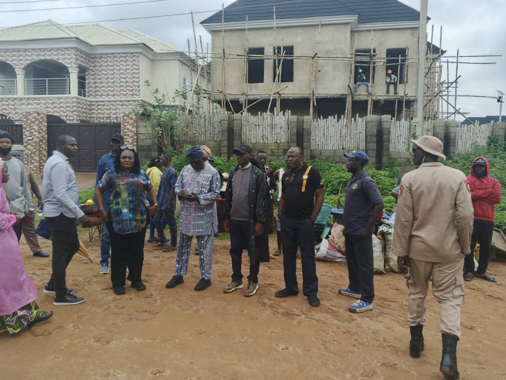 Demolished suspected criminal enclave in Apo Cadastral Zone District( Apo resettlement)