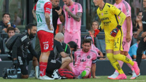 Lionel Messi injured
