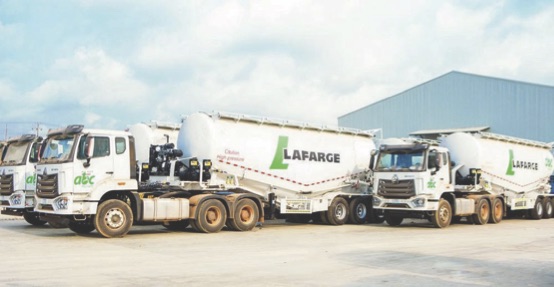ABC Transport expanded Lafarge cement haulage capacity with these specialised trucks