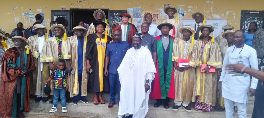 ASUU-FUAM members and the newly promoted Professors, retired members and new academics after the event