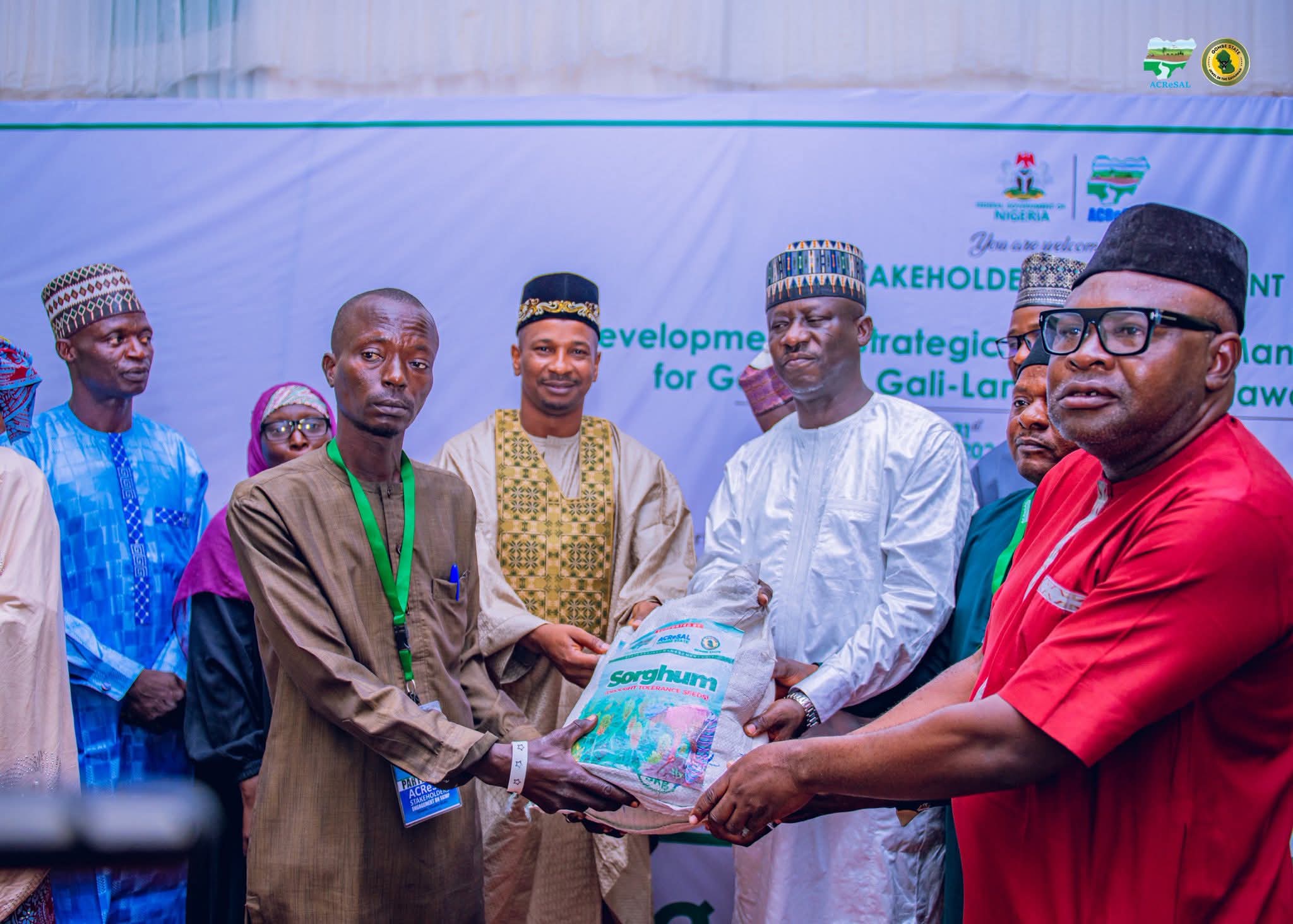 ACReSAL distributes 6,220 bags of climate-resilient seeds to farmers in Gombe