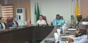 Meeting between Tuggar and Filipino official