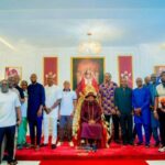 Victor Ikpeba at Olu of Warri palace