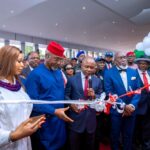 Enugu gov, Peter Mbah and other dignitaries at the commissioning