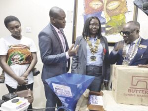 L-R- Faith, Elijah Adun, Ezike and Akinyele