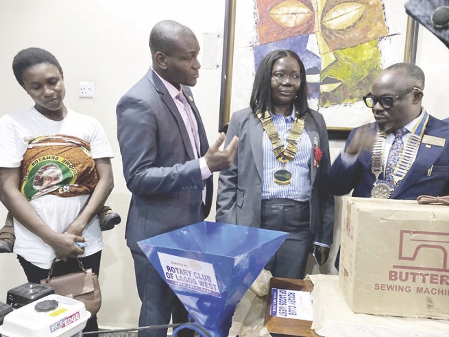 L-R- Faith, Elijah Adun, Ezike and Akinyele