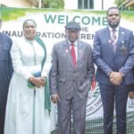 L-R- Steve Ayorinde, Hajia Bolaji Mustapha, Justice Bello, Aare Fagade and John Enemona