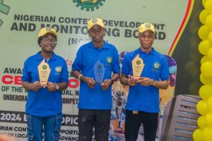 NCDMB 2024 Edition top three winners