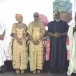 Obasanjo speaking at the book presentation