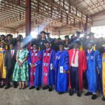 Prof. Amanze, Prof. Sotunsa, Dr. Tijani, Dr. Oreh, other BU mangement and the medical graduates