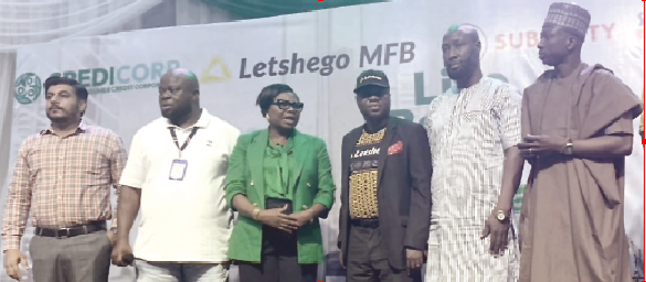 L-R: Anoop Palliyil, Head of Service, Simba Group; Akinyele Makinwa, Chief Operating Officer, SUB CITY; Kolawole; Ajibola Fadeyi, Chief Financial Officer, Letshego MFB; Adebayo Lukman; and Imam, at the event
