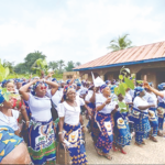 CWO protest against priestCWO protest against priest