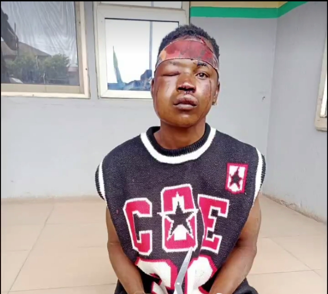 Suspected vandal, Umar Biliaminu