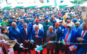 Peter Mbah commissions 5 bus terminals, 100 CNG buses