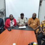 Members of the National Association of Aircraft Pilots and Engineers (NAAPE), Oywumi Olumuyiwa,  Numaliya Bethen, Francis Igwe, Okpara Desmond  and Paul Ekpokpobe at news conference in Lagos recently.