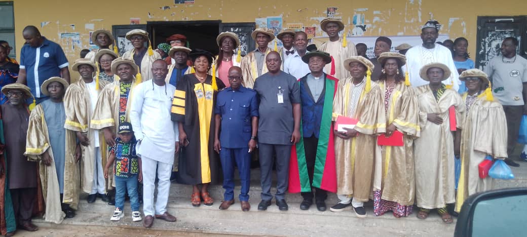 ASUU-FUAM members and the newly promoted Professors, retired members and new academics after the event