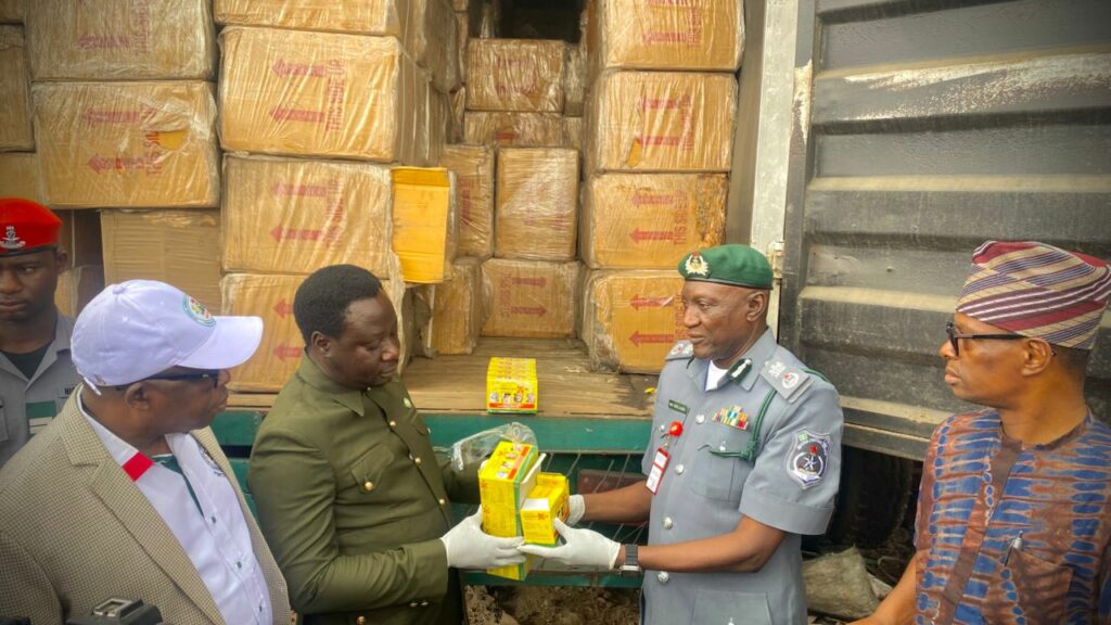Customs hands over expired pharmaceutical products to NAFDAC in Lagos