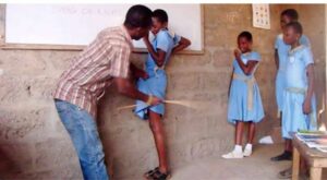 teacher flogs students