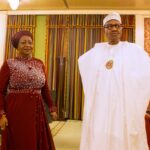 Lauretta Onochie and Muhammadu Buhari