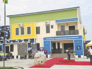 • The new Ogborikoko Police Station built by TSSNL.