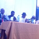 L-R: The representative of the EFCC Chairman and other dignitaries at the anti-corruption conference