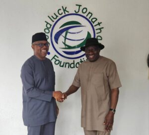 Peter Obi and Goodluck Jonathan