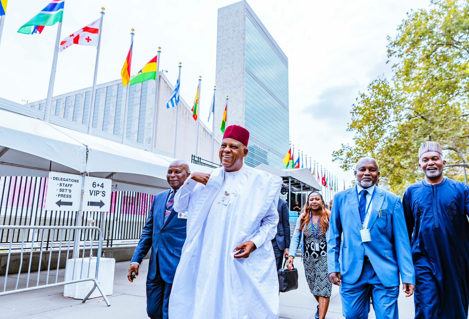 UNGA80: Shettima holds bilateral meetings with Namibia’s president, Gates Foundation