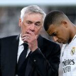 Carlo Ancelotti and Kylian Mbappe