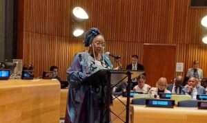 Nigeria’s Minister of Women Affairs Imaan Sulaiman-Ibrahim
