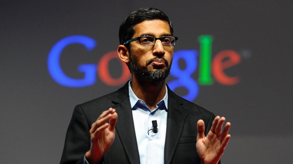 Sundar Pichai, CEO of Alphabet Inc., Google’s parent company