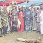 Ekwunife, Igwe Azike and others at the festival