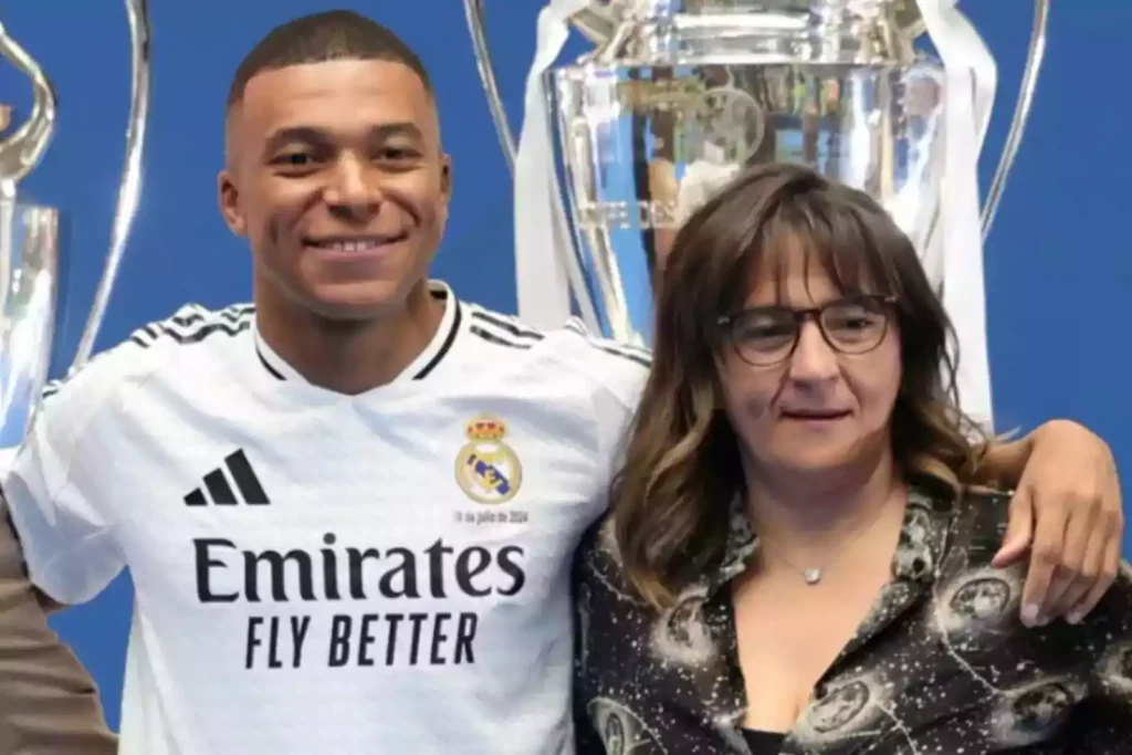Fayza Lamari and Kylian Mbappe