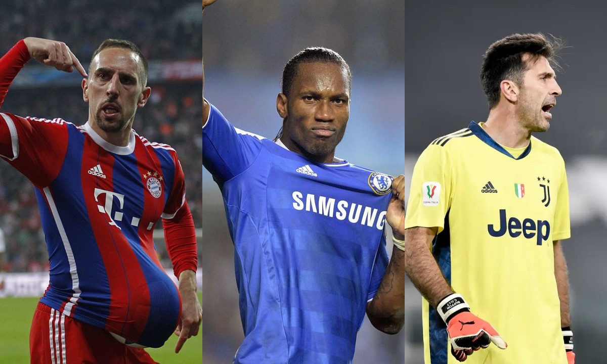 Ribery, Drogba and Buffon