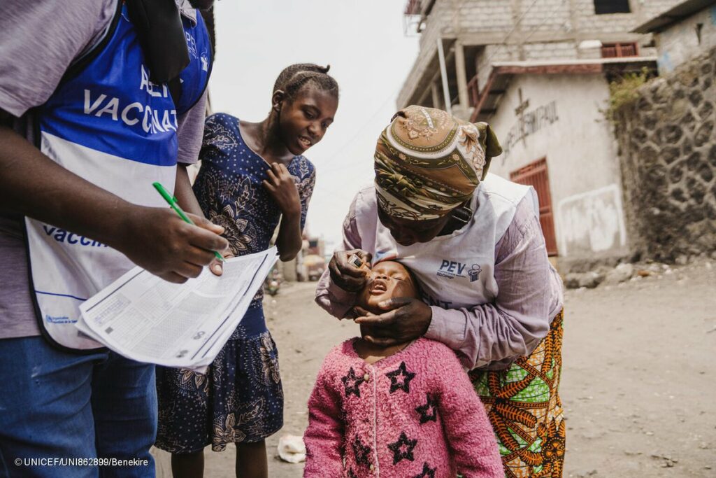 UNICEF accelerates nationwide polio, measles vaccine drive