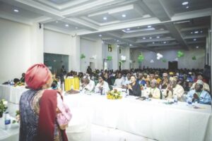 Garba addressing UBEC staff