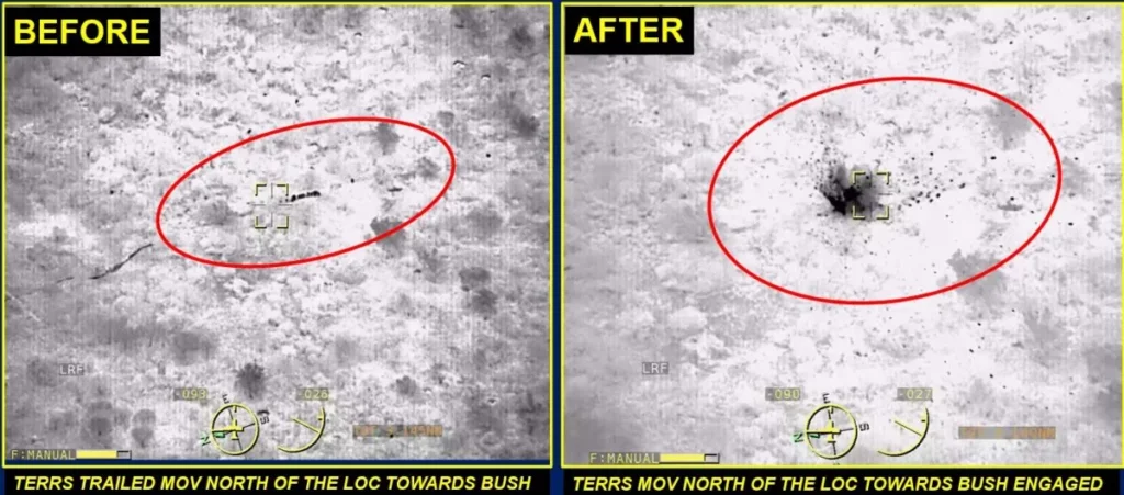 NAF jet bombards terrorists’ enclaves in Borno, kills 15 terrorists