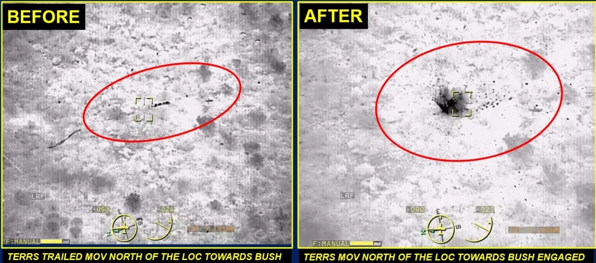 NAF jet bombards terrorists’ enclaves in Borno, kills 15 terrorists
