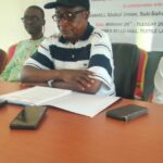 General Secretary National Union of Textile Garment and Tailoring Workers of Nigeria, Comrade Ali Baba addressing the press