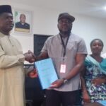 1. DG BICD, Dr. Leo-Angelo Viashima and Executive Director Fortress360, Dr Paul Nyulaku during the meeting.