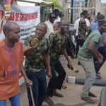 Ex-soldiers besiege Finance Ministry over unpaid benefits
