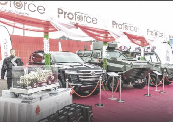 Made-in-Nigeria vehicles on display