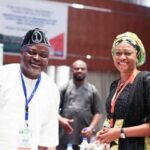 Speaker of Lagos State House of Assembly Mudashiru Obasa with First Lady Oluremi Tinubu
